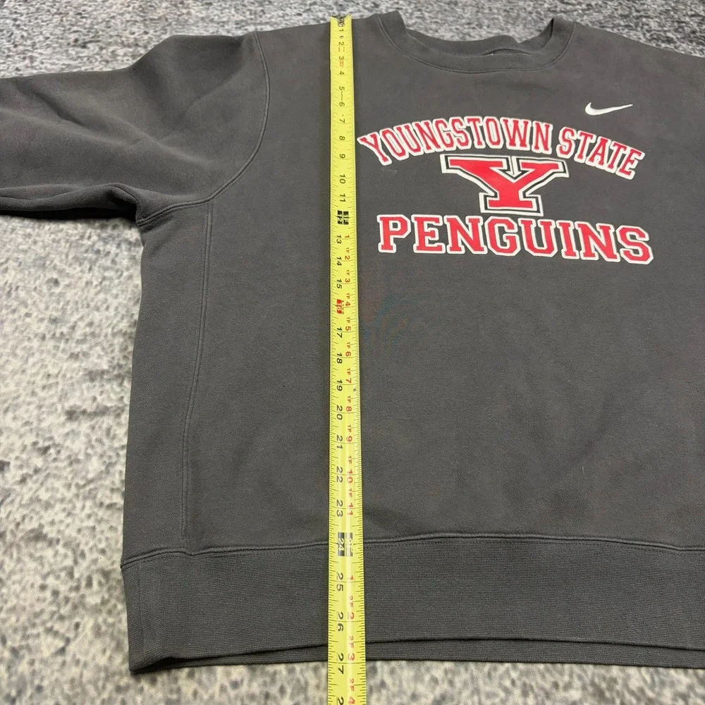 Nike Youngstown State Penguins Crewneck Sweatshirt Mens XL Boxy Gray University